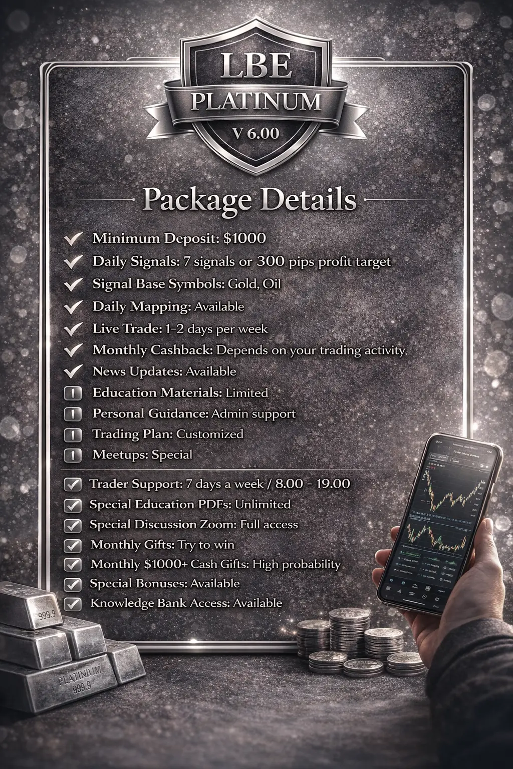 FX Orga Platinum service tier